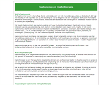 Tablet Screenshot of haptonomie-haptotherapie.nl